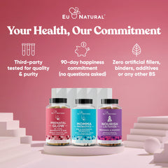 Eu Natural producto en cocina para estilo de vida prenatal saludable