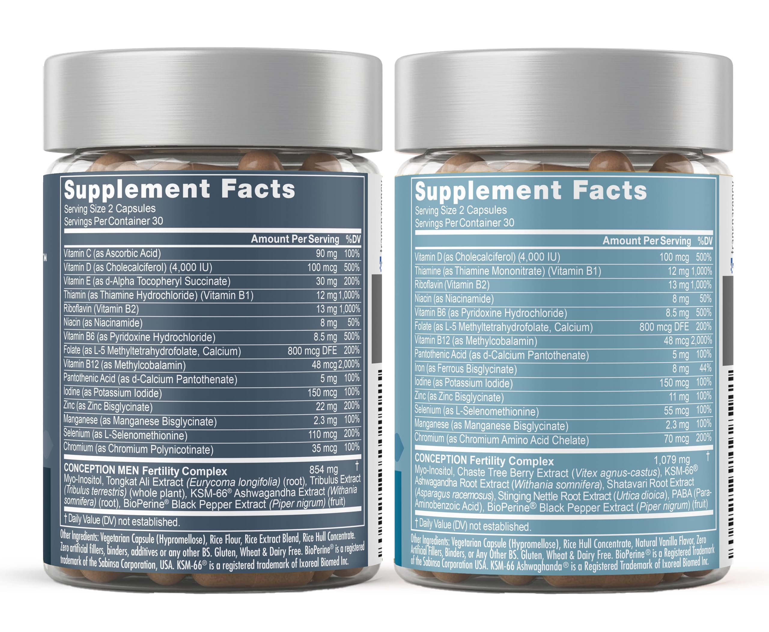 Eu Natural envase destacando folato y myo-inositol como ingredientes clave