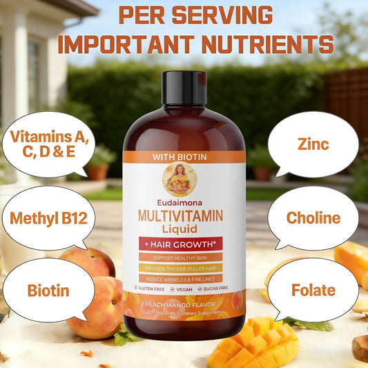 Eudaimona etiqueta con lista de ingredientes y beneficios visibles