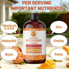 Eudaimona etiqueta con lista de ingredientes y beneficios visibles