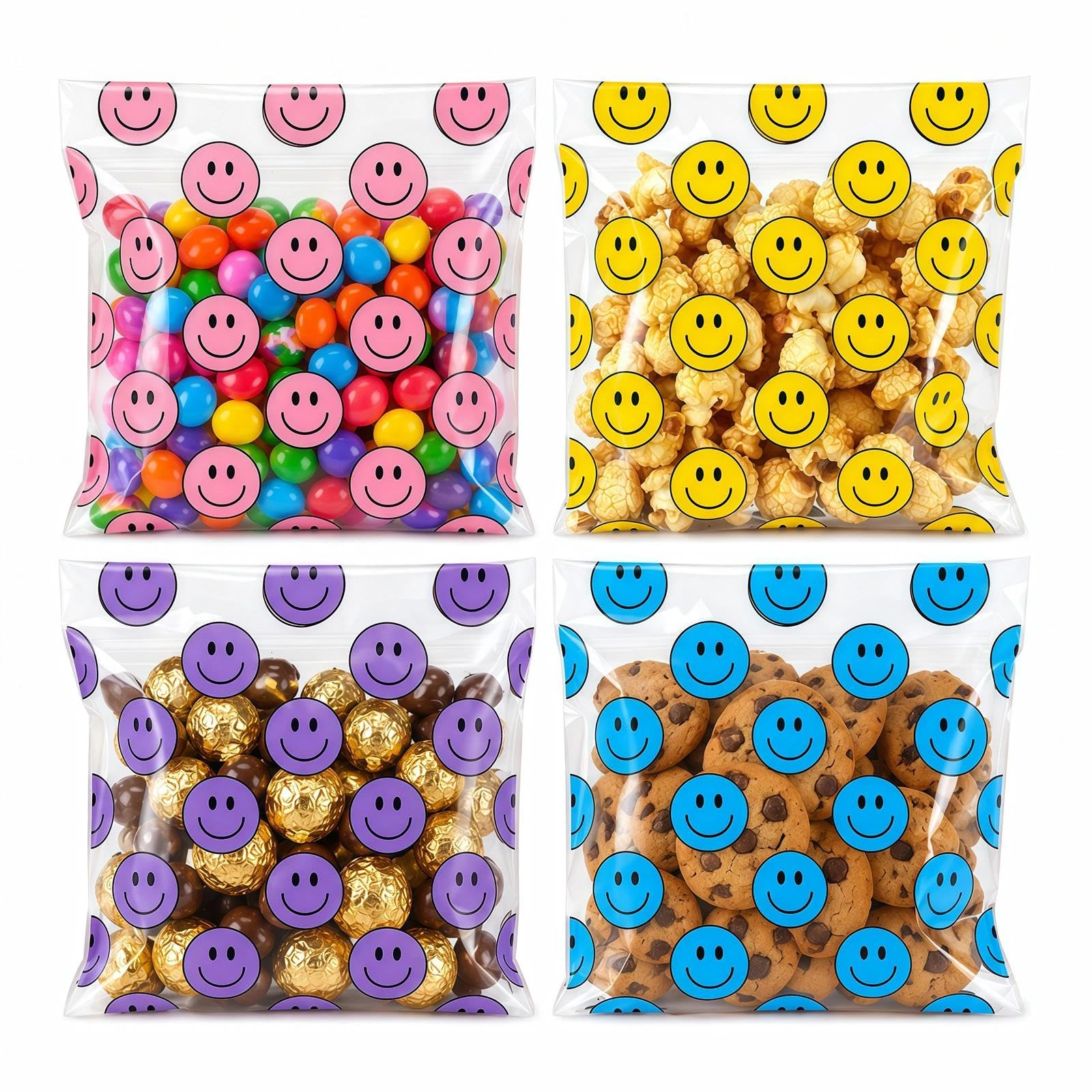 Eunoir bolsa frente con caras felices y colores para presentación atractiva