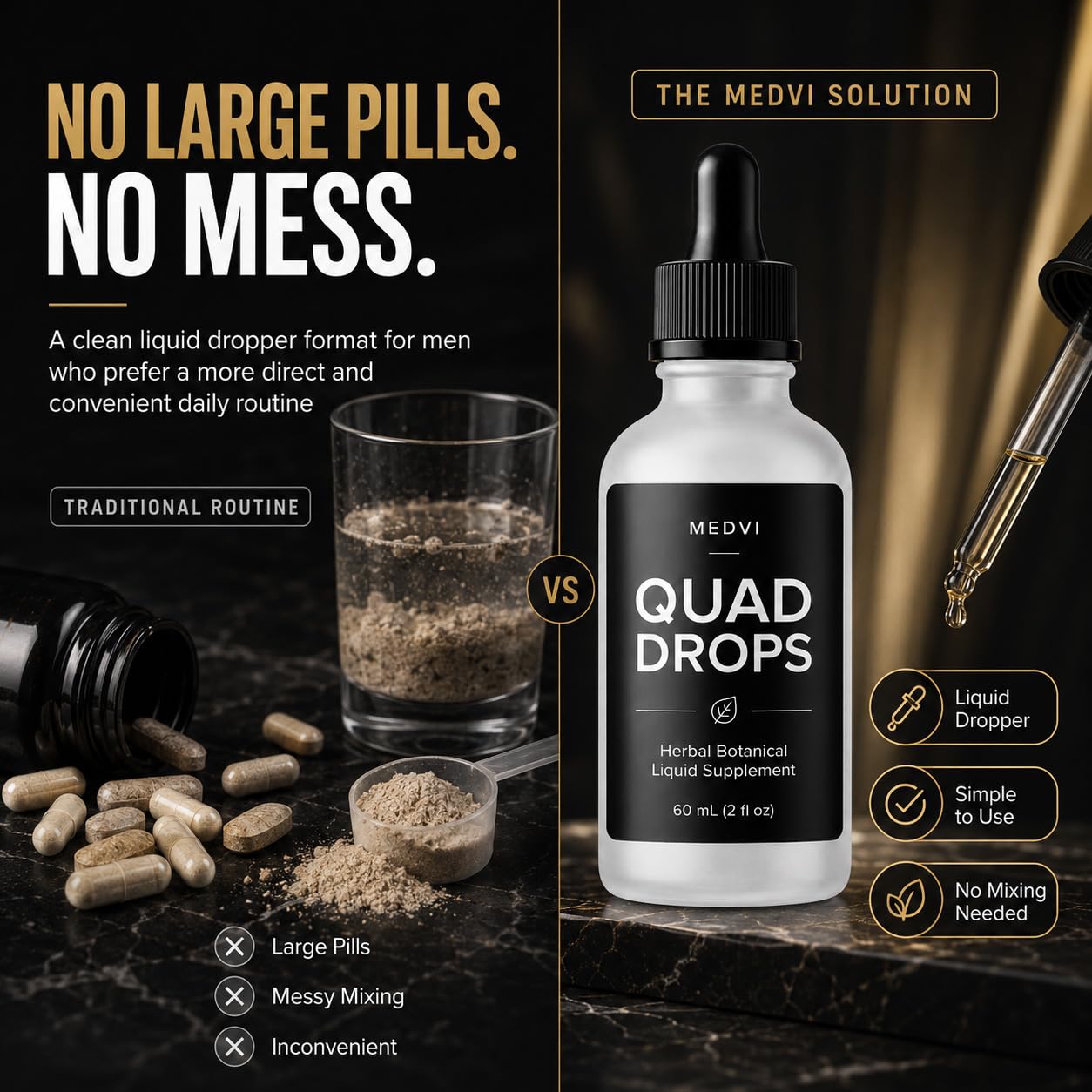 Eupholic Medvi Quad ingredientes maca y ginseng junto a zinc y B12 para claridad