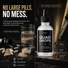 Eupholic Medvi Quad ingredientes maca y ginseng junto a zinc y B12 para claridad