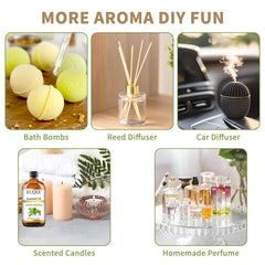 EUQEE aceite mezclado con sales de baño creando ambiente relajante
