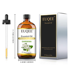 EUQEE envase ámbar con cuentagotas protegiendo el aceite