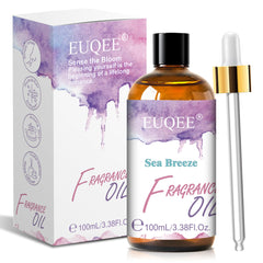 EUQEE frasco ámbar frontal que preserva aroma y facilita almacenamiento