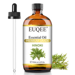 EUQEE botella frontal protegida en vidrio ámbar para conservar aroma