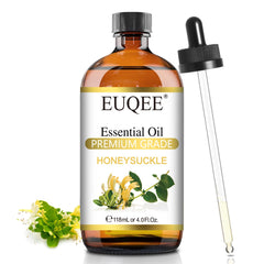 EUQEE frasco frontal de aceite madreselva, presentación elegante y protectora