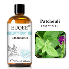 EUQEE velas artesanales perfumadas con patchouli destacando tono duradero