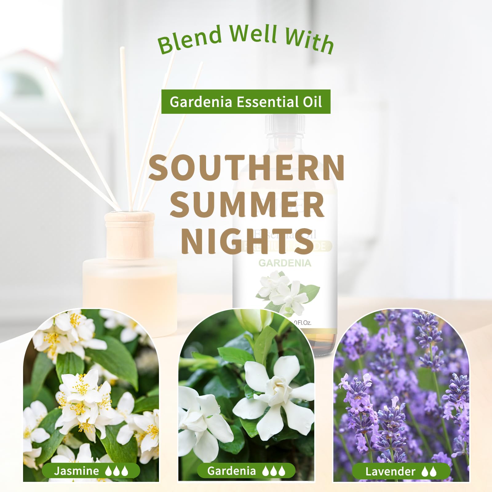 EUQEE velas y jabones caseros perfumados con gardenia artesanal