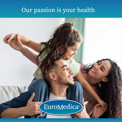 Escena lifestyle con botiquín que resalta EuroMedica Curaphen como opción de alivio puntual
