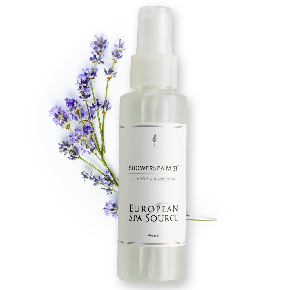 European Spa Source frontal del envase mostrando tamaño práctico y diseño