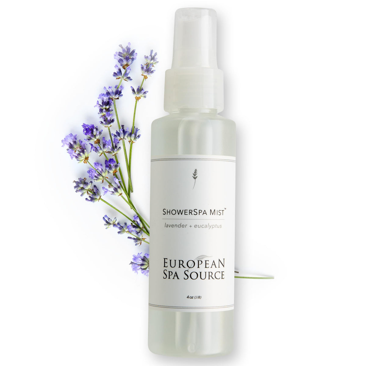European Spa Source frontal del envase mostrando tamaño práctico y diseño