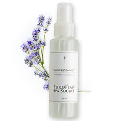 European Spa Source frontal del envase mostrando tamaño práctico y diseño