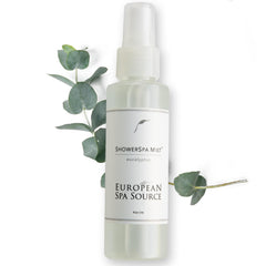 European Spa Source frasco frontal mostrando etiqueta y tamaño útil