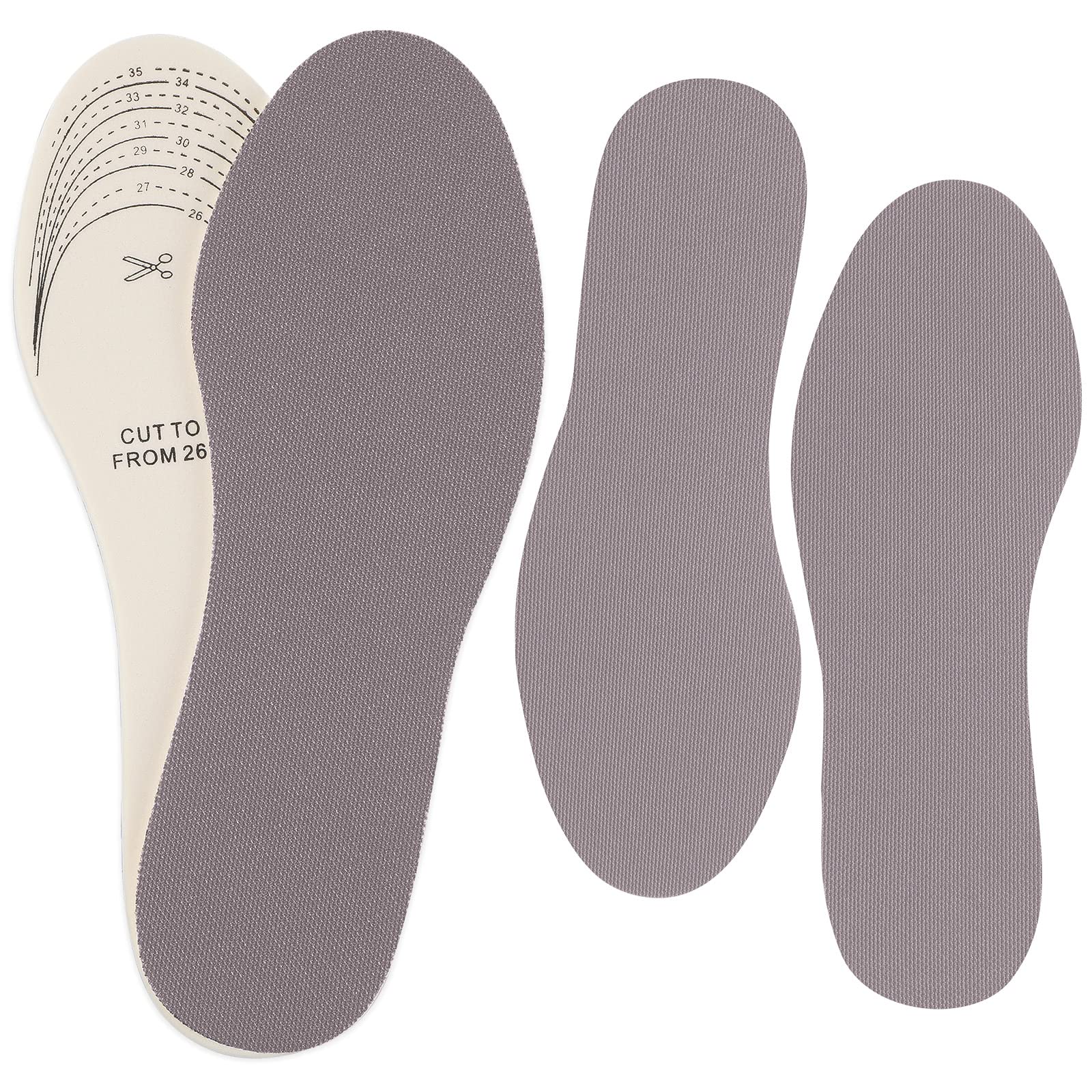 Eurzom par de plantillas para niños lavables, suaves y duraderas