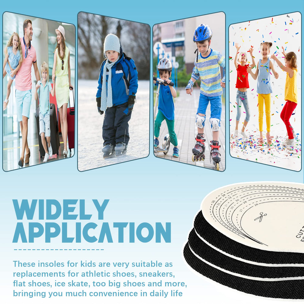 Plantillas Eurzom para calzado deportivo infantil, con ajuste cómodo.