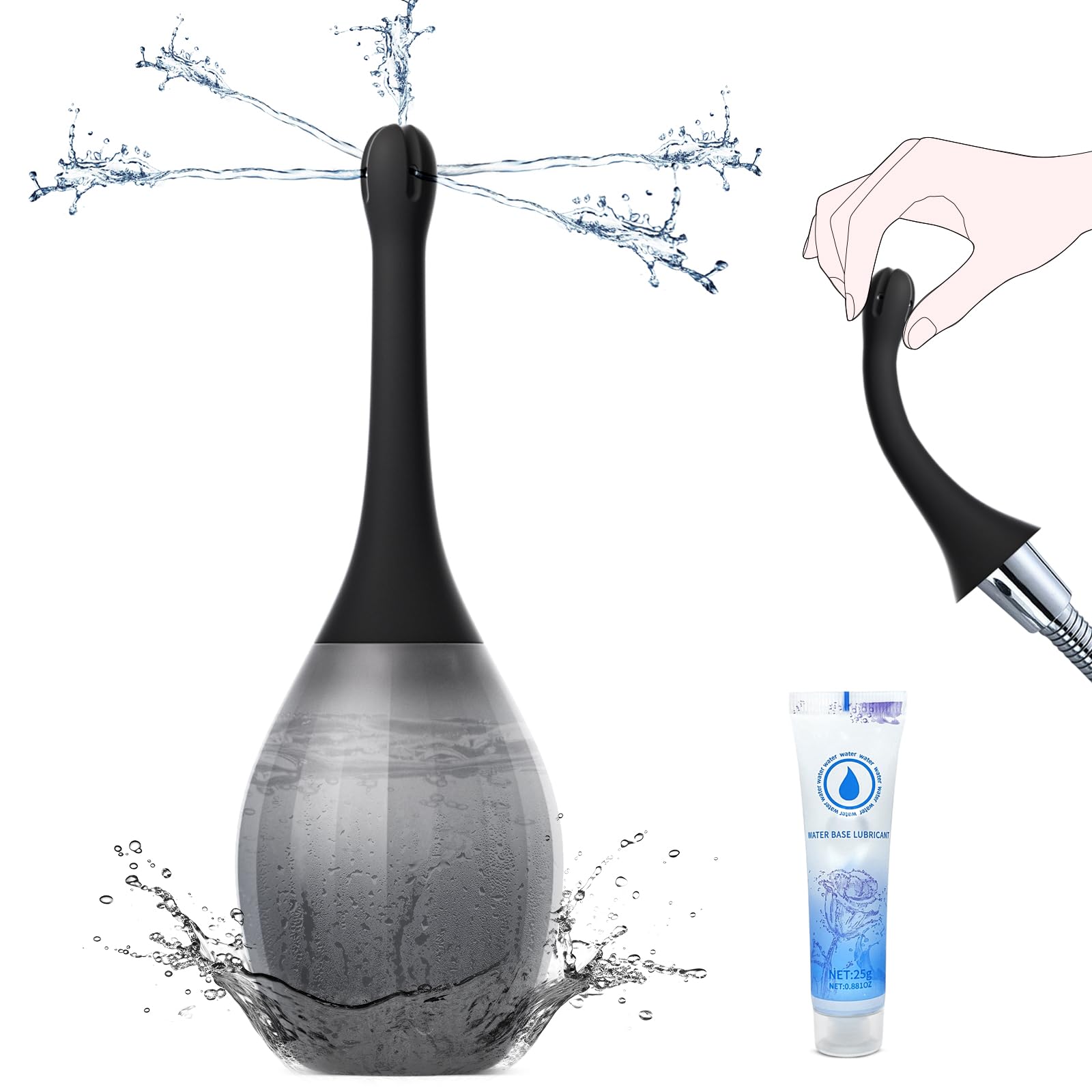 Euwvdy comparación de tamaño 300 ml para referencia de volumen