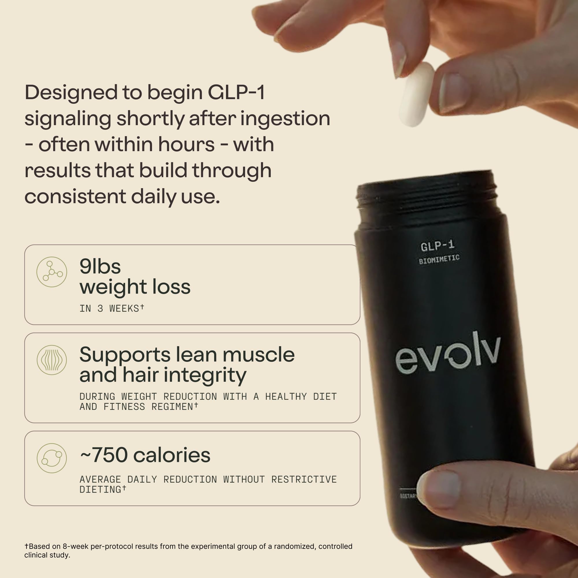 EV1 PEPTIDE detalle del polvo/ingrediente para ver pureza y textura