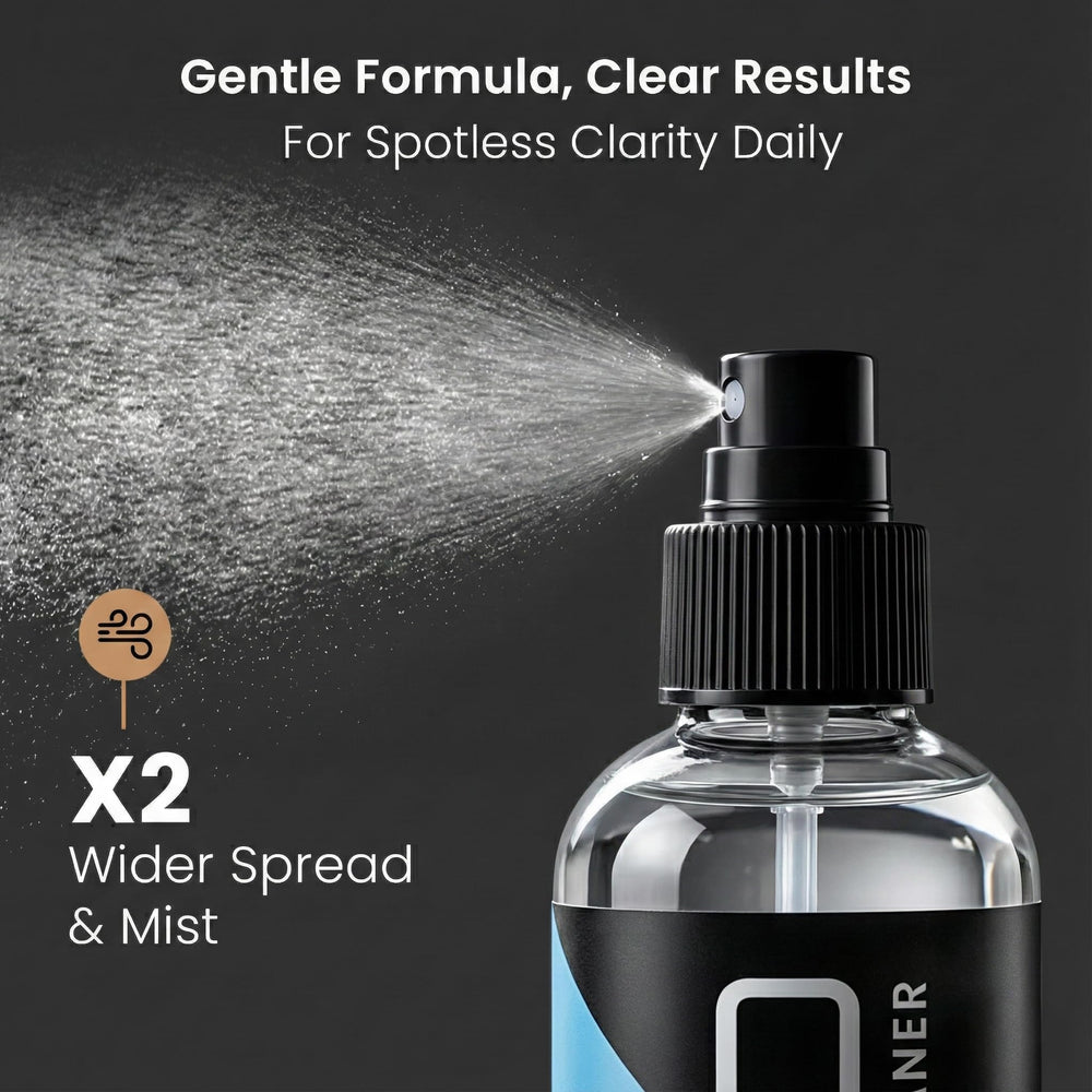 EVEO botella de spray en mano, aplicación precisa y sin desperdicio