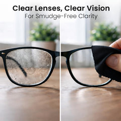 EVEO lentes antes y después del uso, claridad instantánea