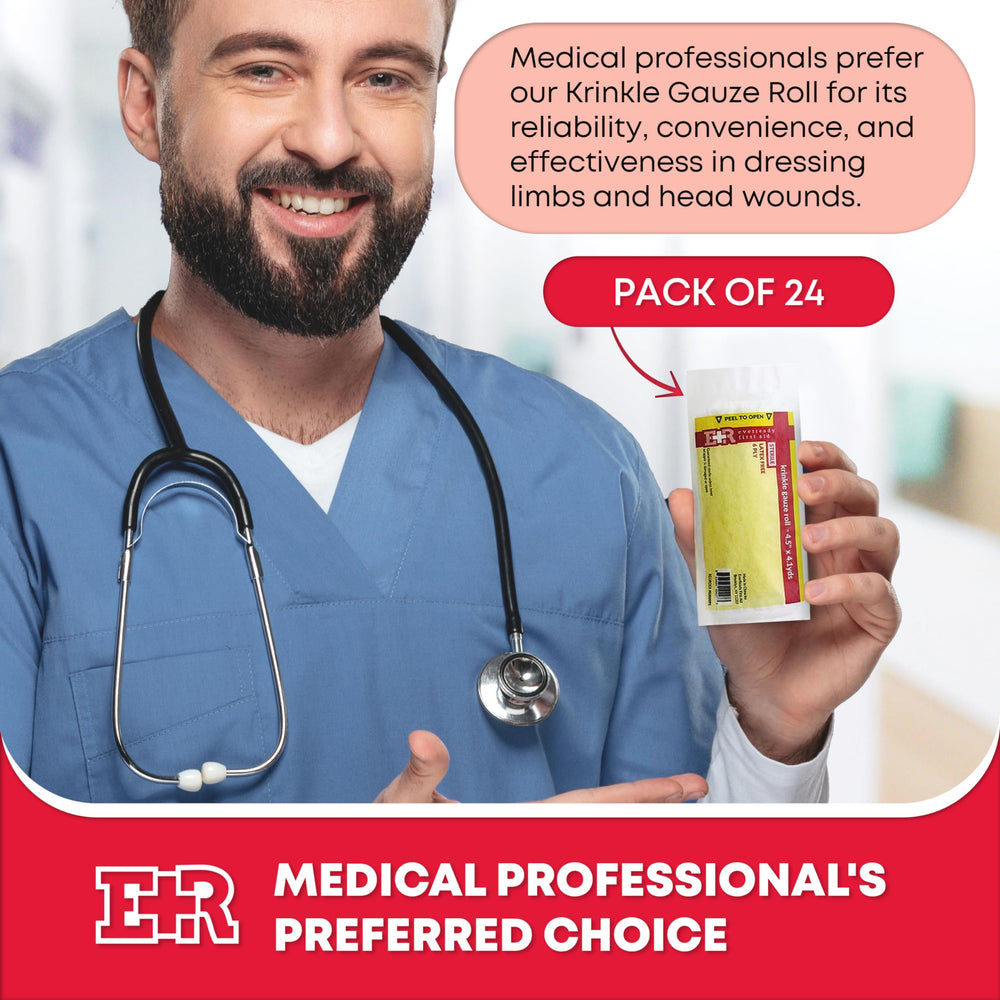 Ever Ready First Aid botiquín doméstico con rollos, preparación eficiente