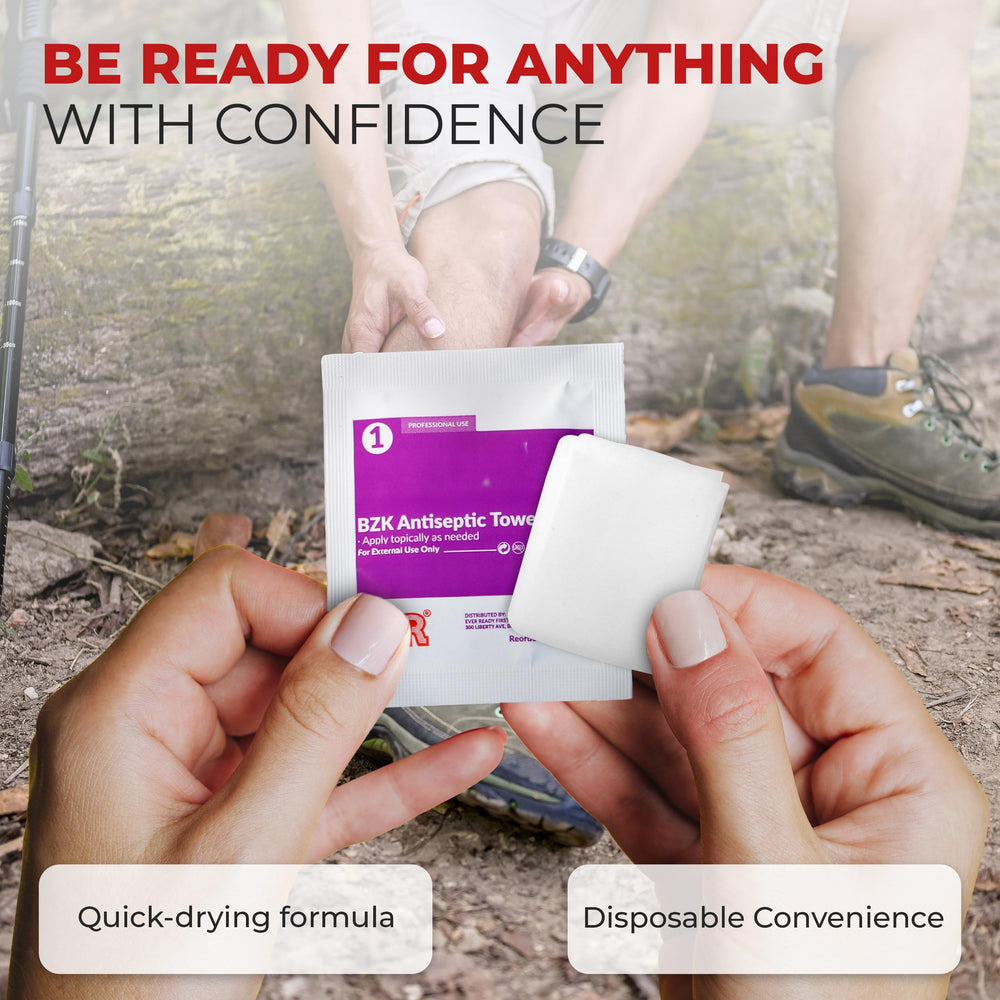 Ever Ready First Aid comparación de tamaño 5x7 pulgadas, práctico y portátil