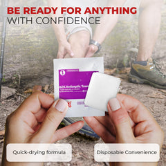 Ever Ready First Aid comparación de tamaño 5x7 pulgadas, práctico y portátil