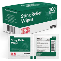 Ever Ready First Aid frente del empaque muestra caja y cantidad 100