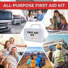 Ever Ready First Aid primeros planos de vendajes y Burnshield para tratamiento de quemaduras