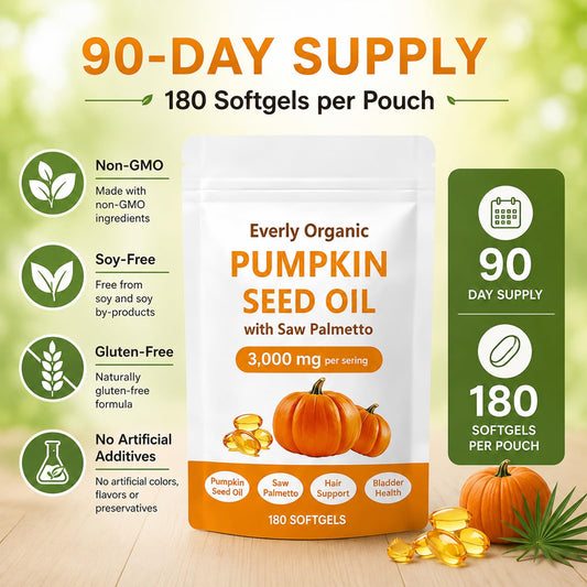 Everly Organic detalle de textura de softgel que muestra acabado vegetal y fácil ingesta