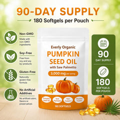 Everly Organic detalle de textura de softgel que muestra acabado vegetal y fácil ingesta
