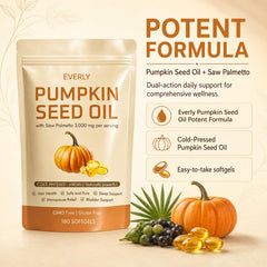 Everly Organic Pumpkin Seed - etiqueta con ingredientes y sellos de calidad visibles