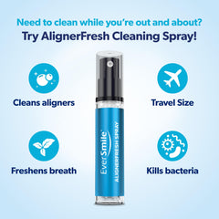 EverSmile spray en mano demostrando uso fácil y portabilidad