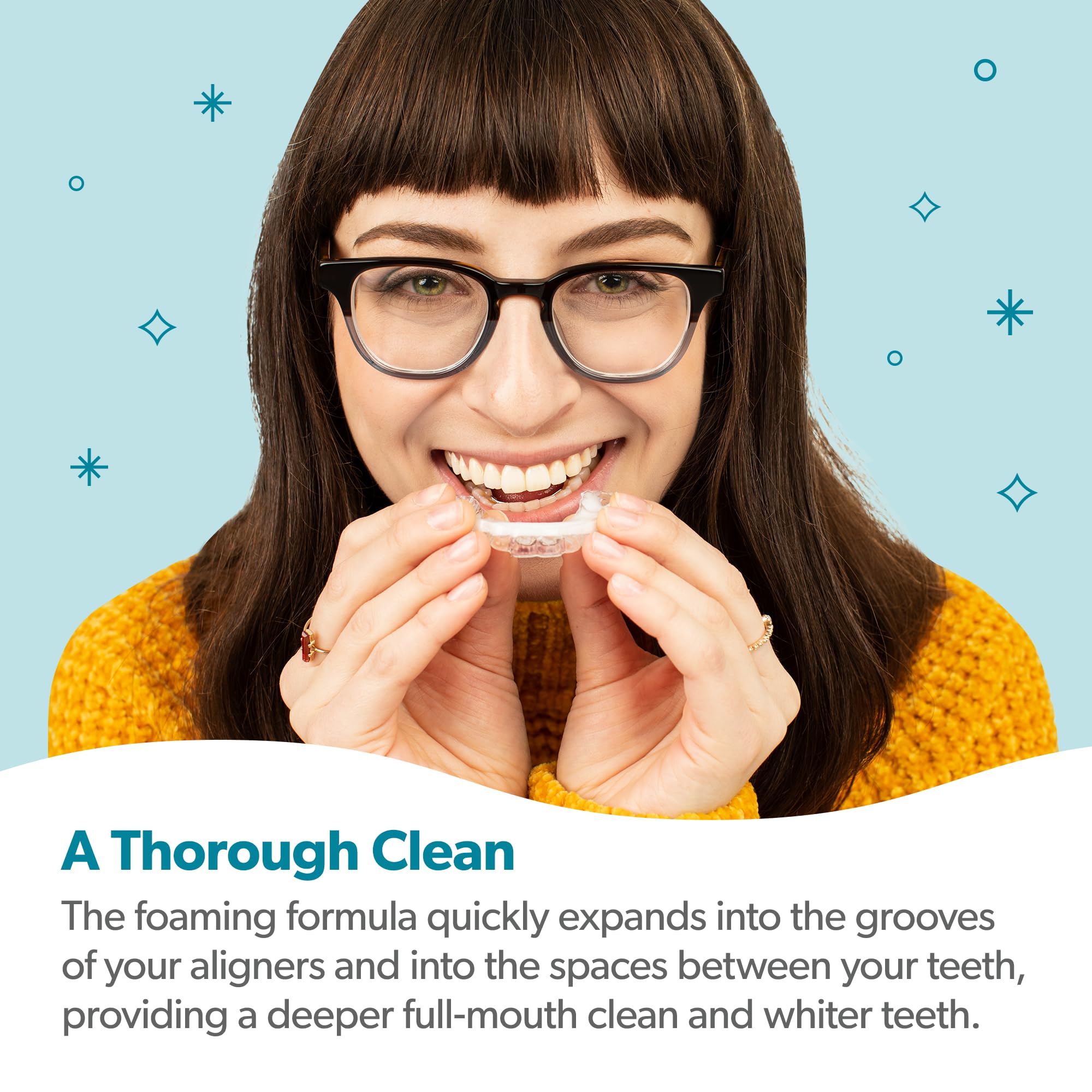EverSmile etiqueta con ingredientes y flúor visible, confianza en la fórmula