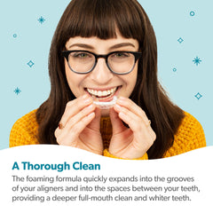 EverSmile etiqueta con ingredientes y flúor visible, confianza en la fórmula