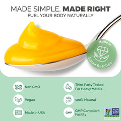 EverSmith Organics frasco en mano para comparar tamaño, idea clara de porción