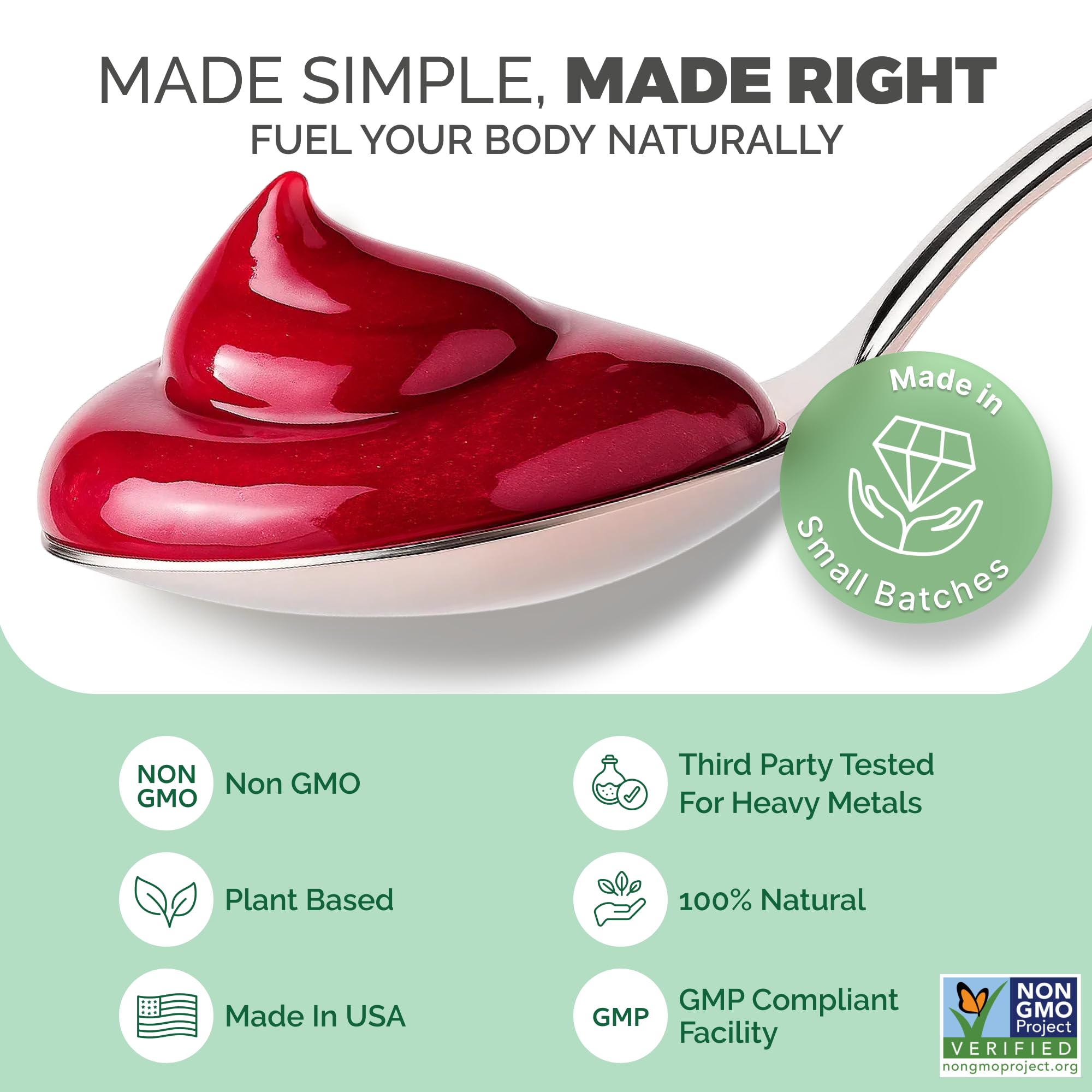 EverSmith Organics gel mezclado en batido saludable para energía matutina