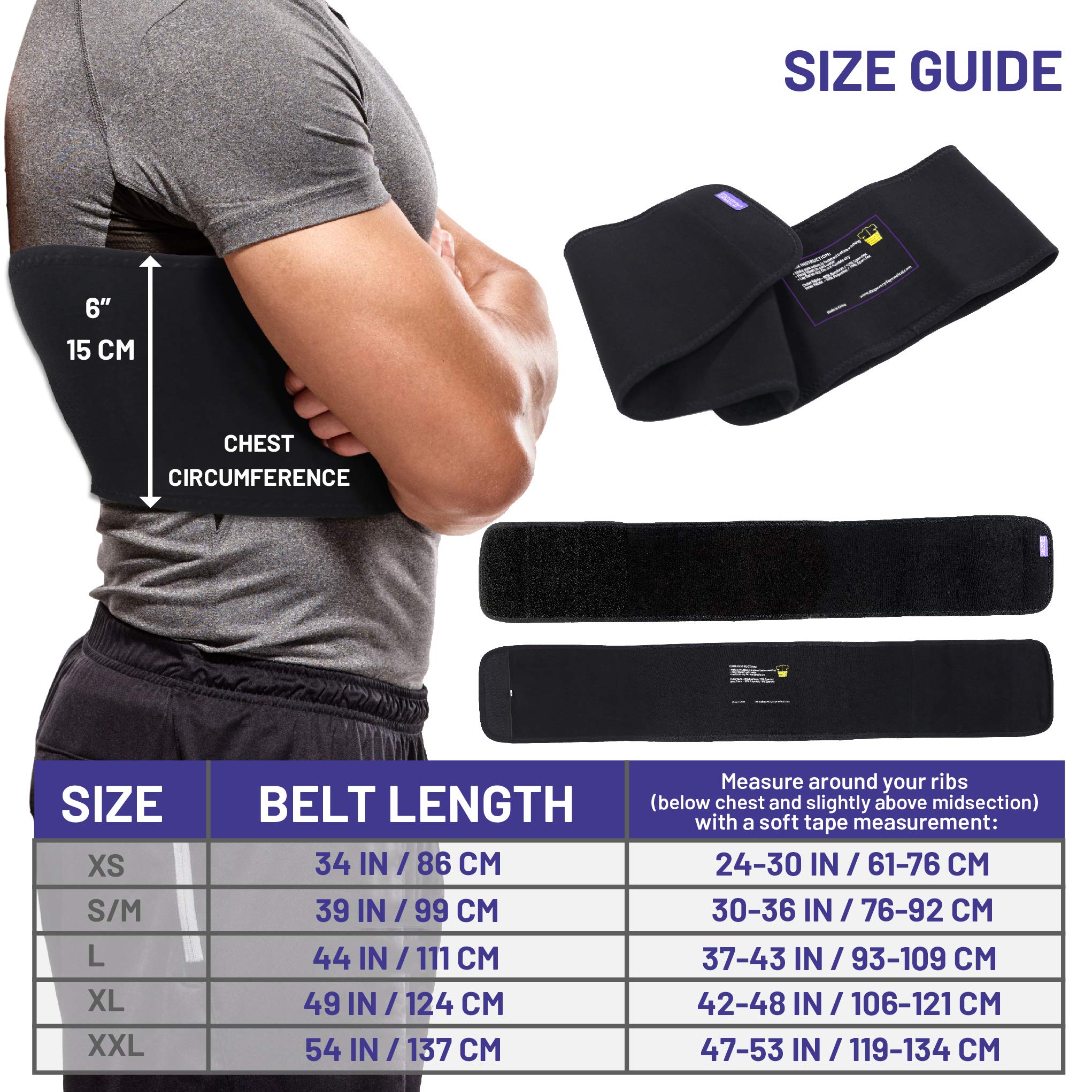 Everyday Medical comparación de talla para visualizar ajuste y cobertura