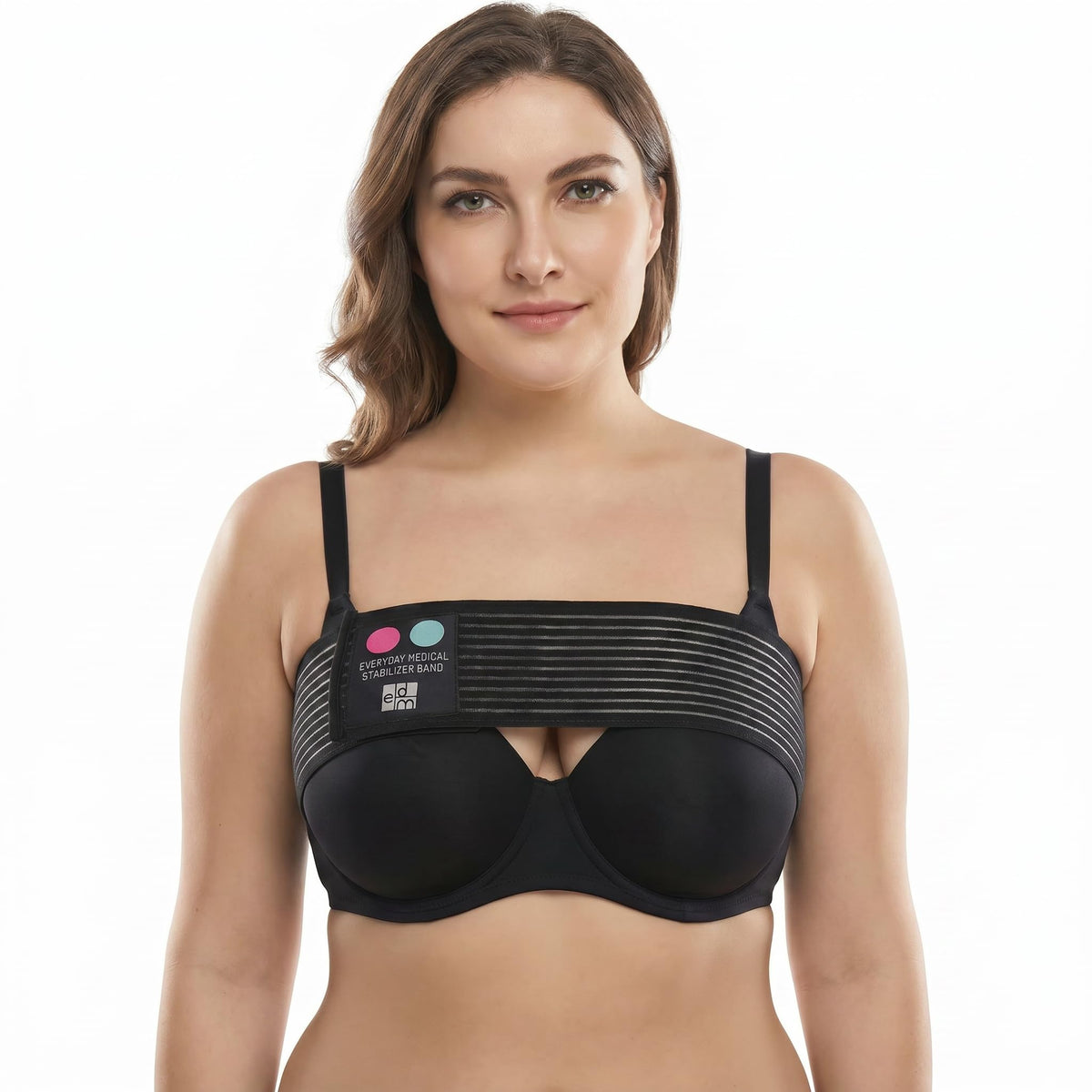 Everyday Medical frente del empaque mostrando la banda y beneficio soporte postoperatorio