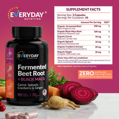 EVERYDAY NUTRITION cápsulas vegetales en mano para fácil ingestión diaria
