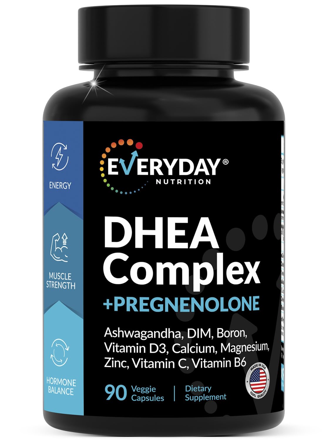 EVERYDAY NUTRITION envase frontal que muestra fórmula completa y beneficios