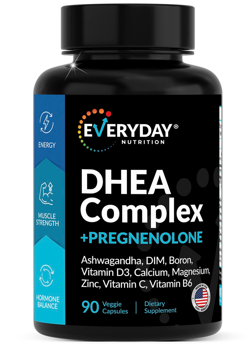 EVERYDAY NUTRITION envase frontal que muestra fórmula completa y beneficios