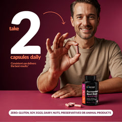 EVERYDAY NUTRITION cápsulas en mesa junto a desayuno para integración diaria