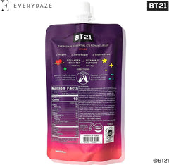E EVERYDAZE pouch dentro de una mochila urbana como snack saludable para viaje