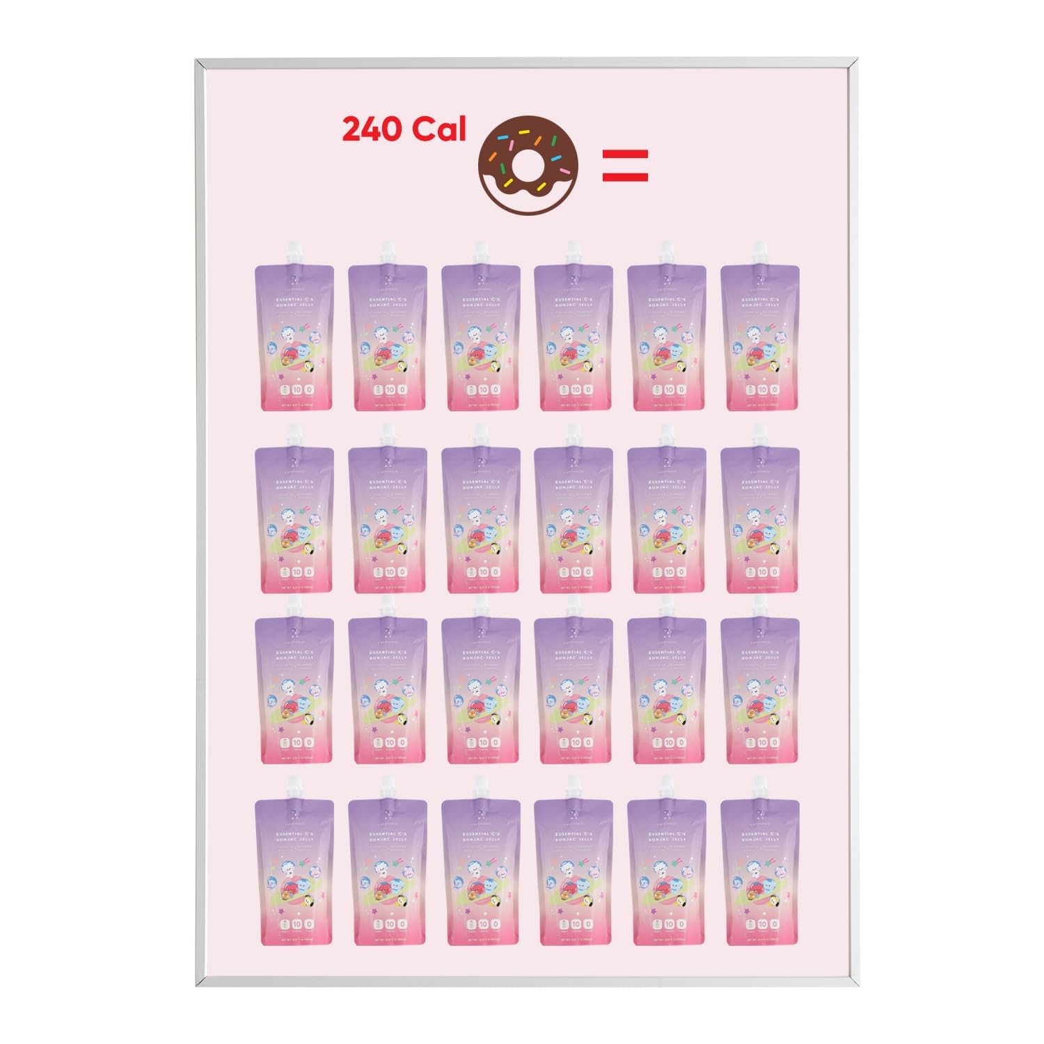 E EVERYDAZE pouch abierto con jelly tipo yogurt listo para consumir