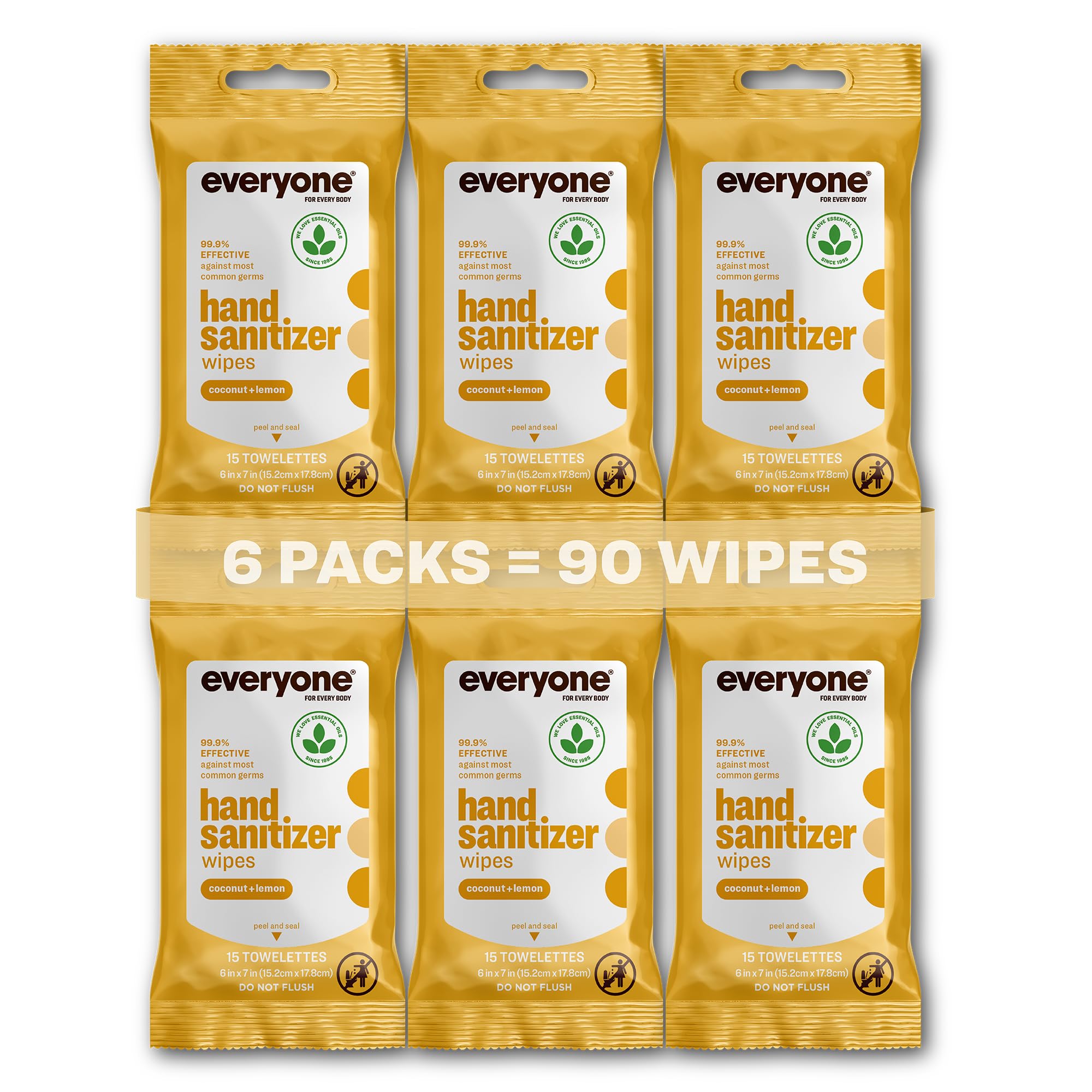 everyone envase frontal mostrando diseño y aroma coconut lemon, práctico para llevar