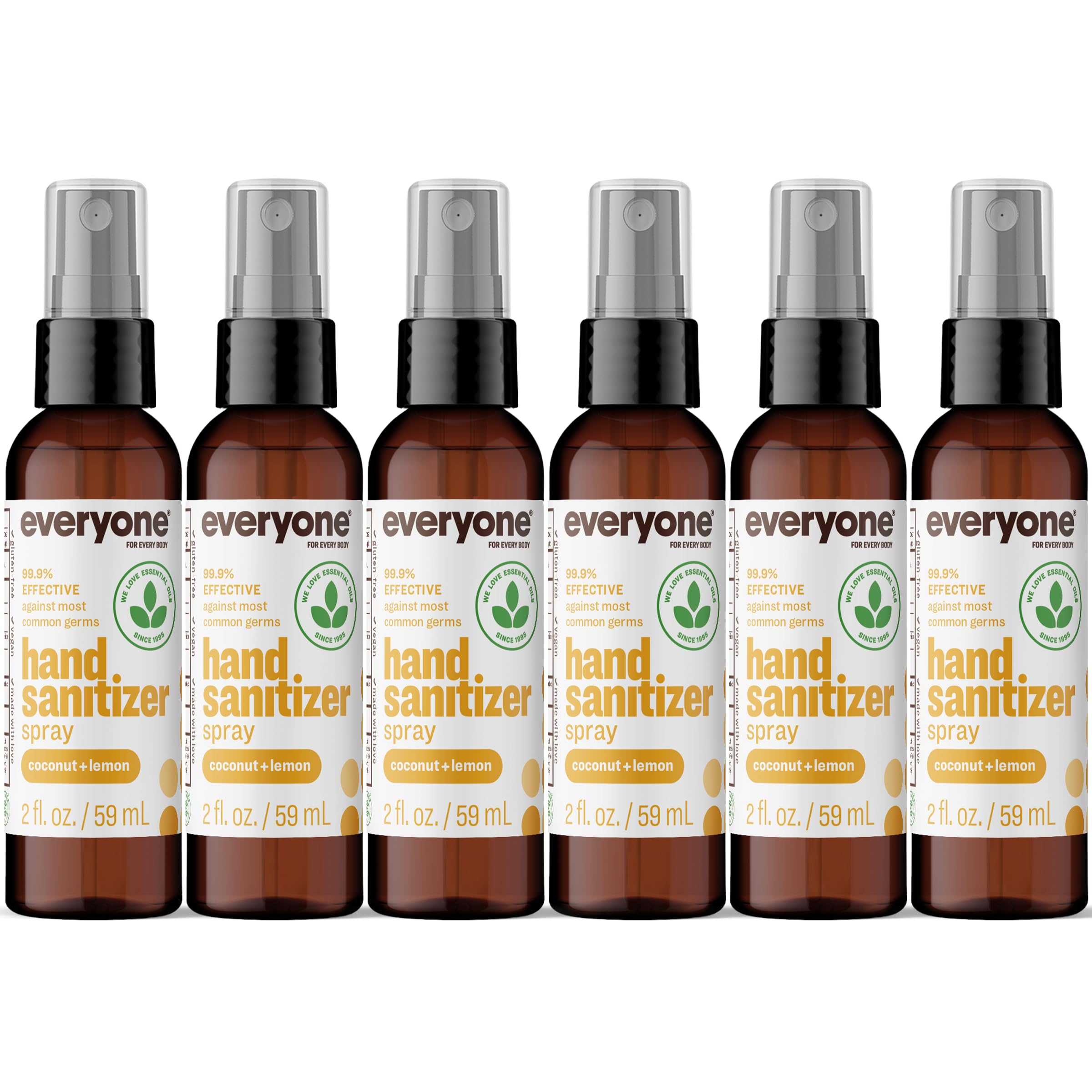 Everyone pack frontal de seis botellas coco limón, portátil y práctico