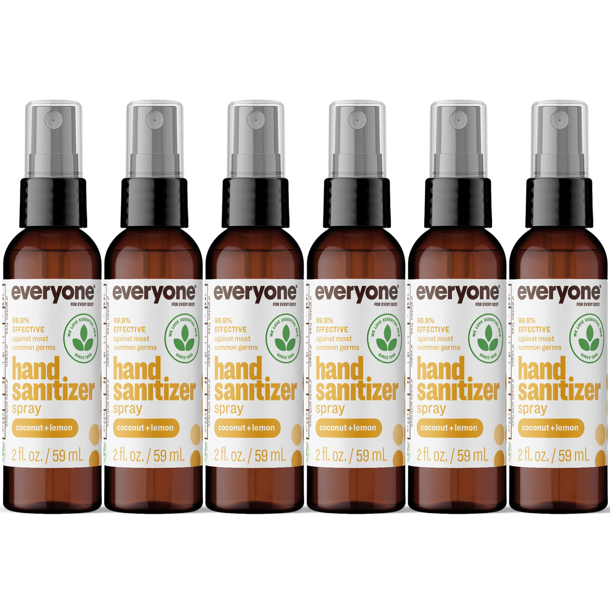 Everyone pack frontal de seis botellas coco limón, portátil y práctico