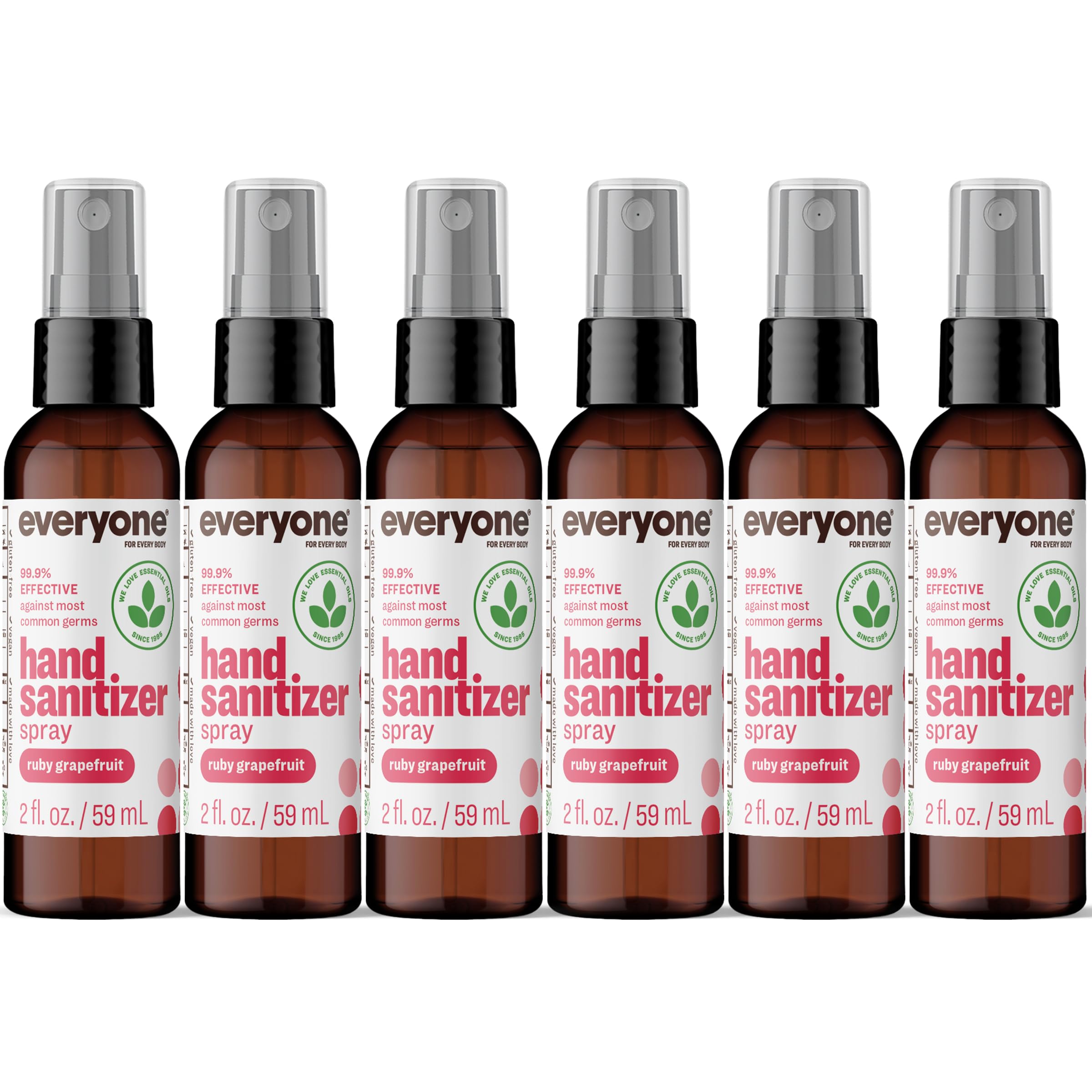 Everyone botella frontal con aroma Ruby Grapefruit, limpieza rápida